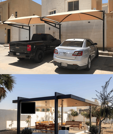 مظلات وسواتر الرياض 0536551017 تركيب جلسات خارجية وساندوتش بانل مظلات وسواتر الرياض