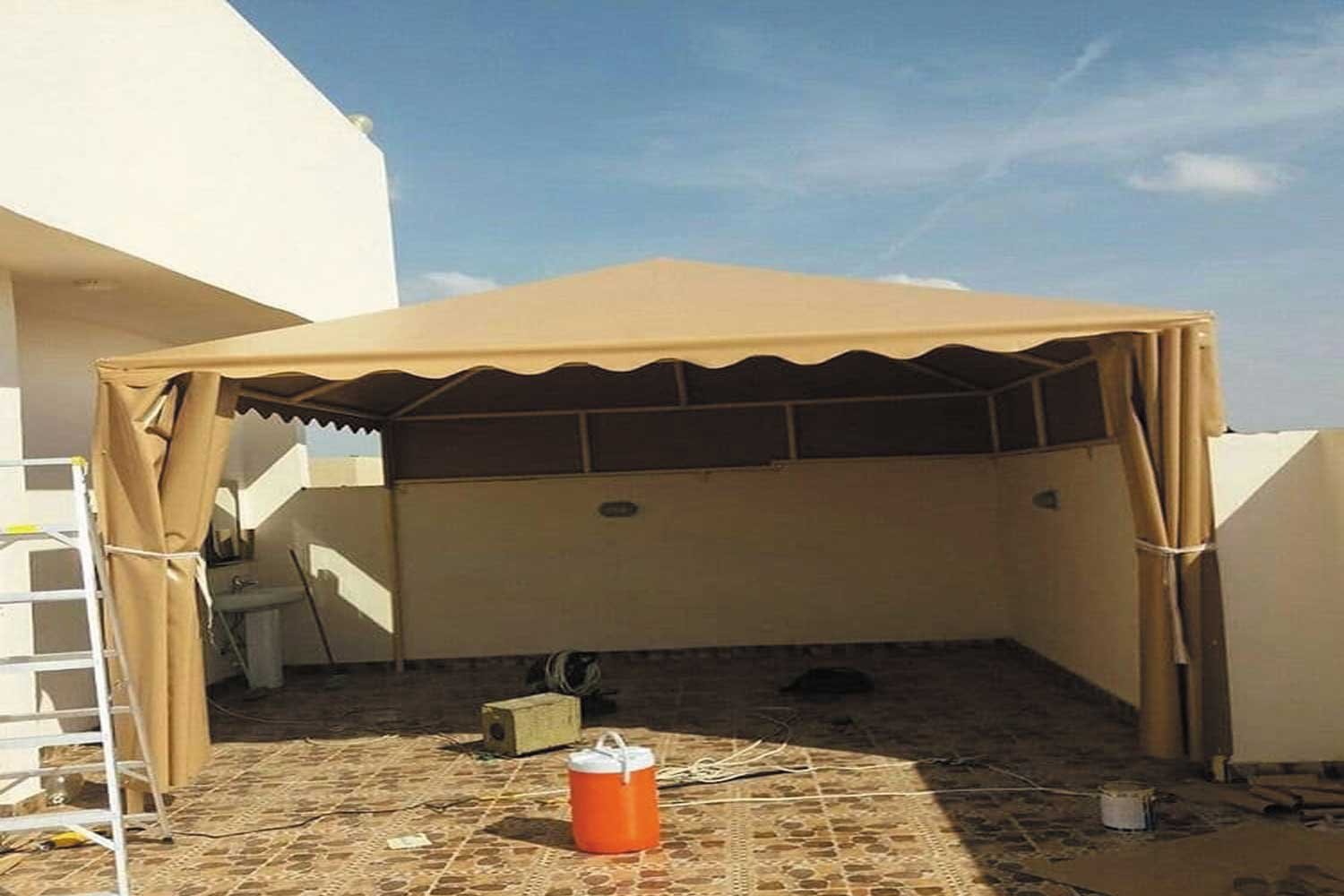 مظلات جلسات خارجية بالرياض مصممة بأعلى جودة 