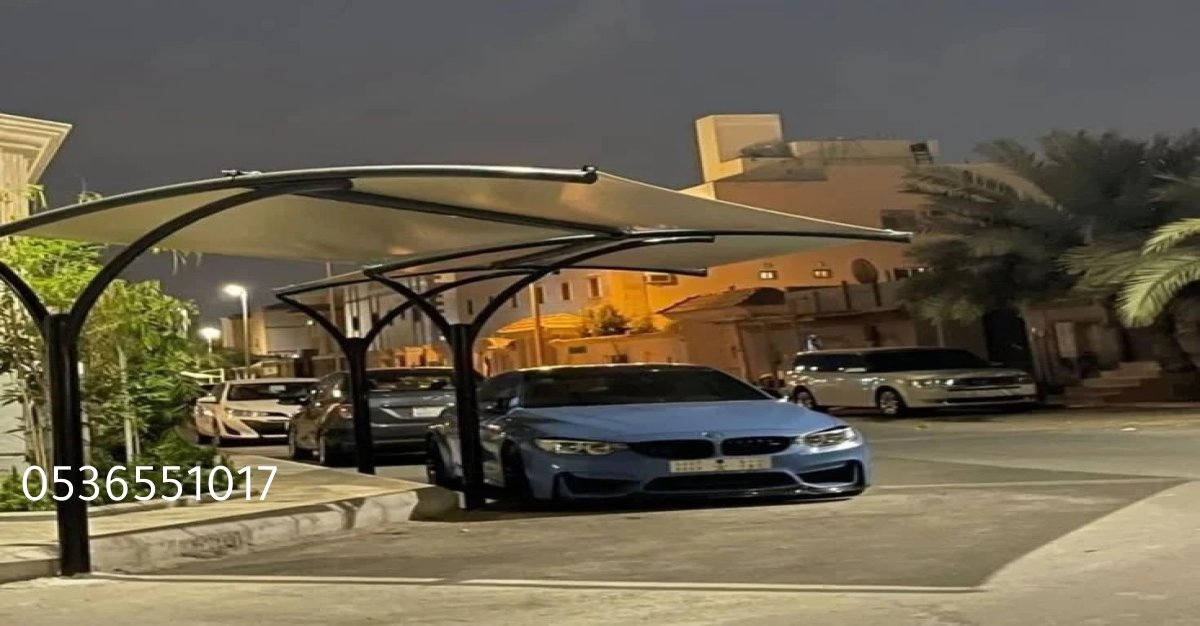 مظلات سيارات كهربائية قابلة للطي والتحكم عن بُعد بالرياض
